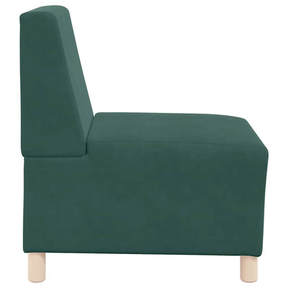 Divano Sedia Verde Scuro 55 cm Velluto - homemem39