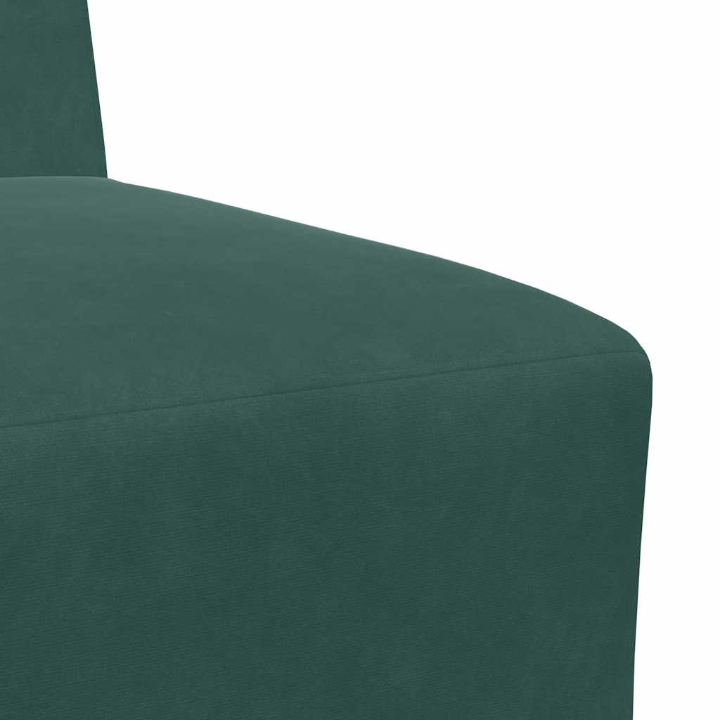 Divano Sedia Verde Scuro 55 cm Velluto - homemem39