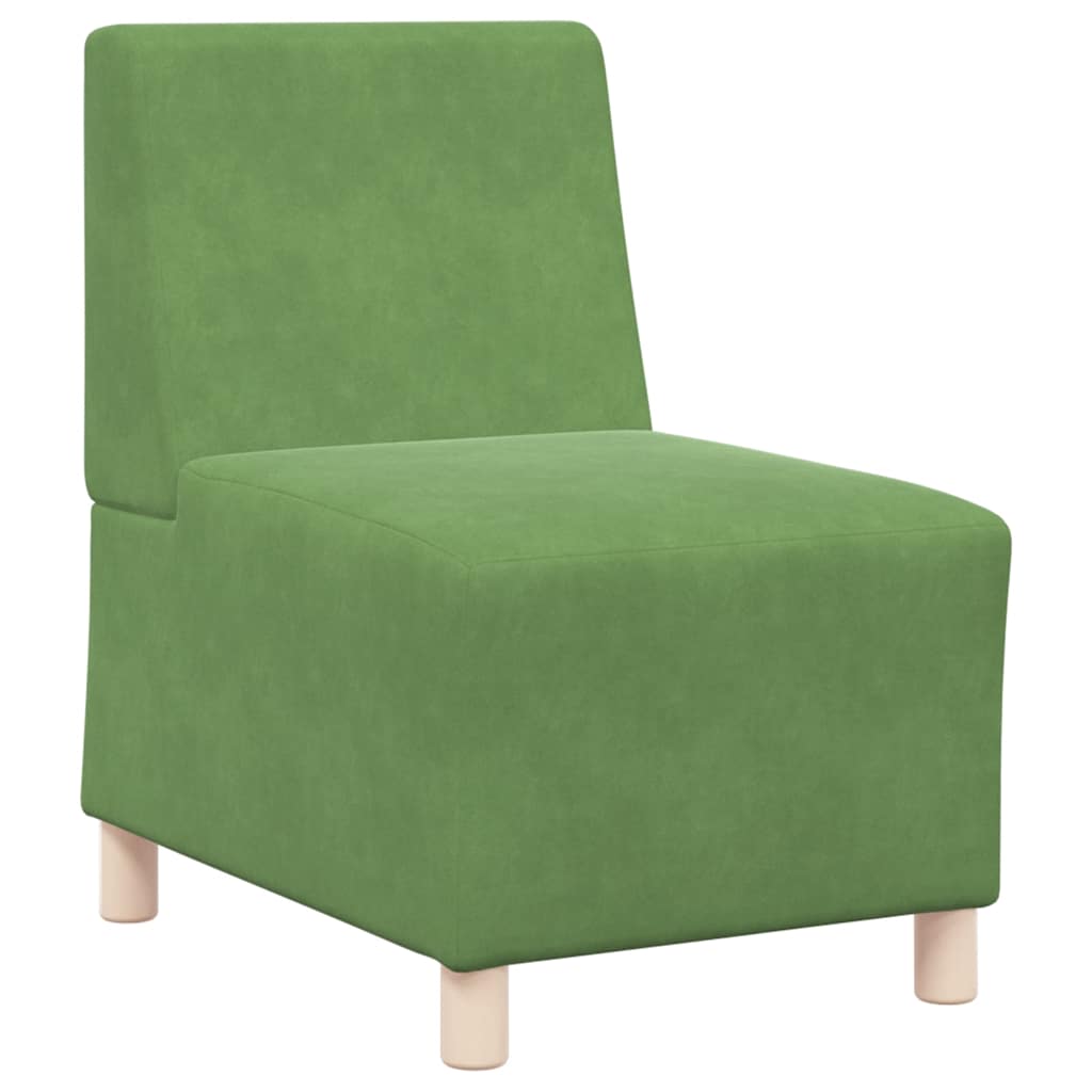 Divano Sedia Verde Chiaro 55 cm Velluto