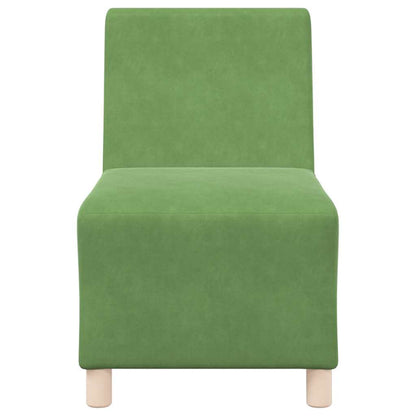 Divano Sedia Verde Chiaro 55 cm Velluto - homemem39