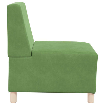 Divano Sedia Verde Chiaro 55 cm Velluto - homemem39