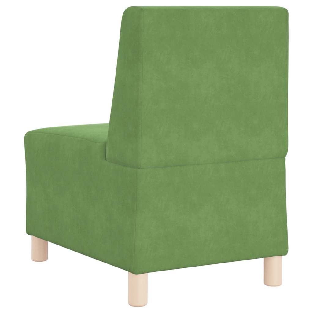 Divano Sedia Verde Chiaro 55 cm Velluto