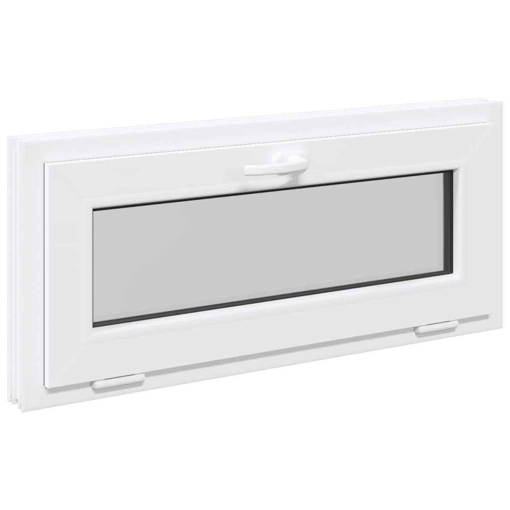 Finestra Seminterrato RISOR 90x40 cm Tilt 3 Vetri Bianco