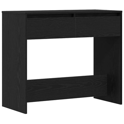 Tavolino Consolle Rovere Nero 89x41x76,5cm Legno Multistrato - homemem39