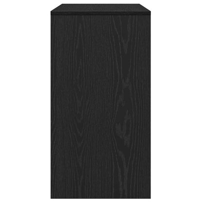 Tavolino Consolle Rovere Nero 89x41x76,5cm Legno Multistrato