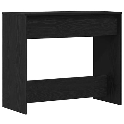 Tavolino Consolle Rovere Nero 89x41x76,5cm Legno Multistrato - homemem39