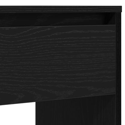 Tavolino Consolle Rovere Nero 89x41x76,5cm Legno Multistrato - homemem39