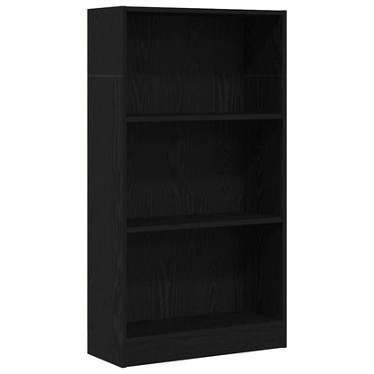 Libreria Rovere Nero 60x24x109 cm in Legno Multistrato - homemem39