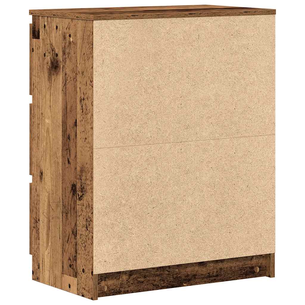 Credenza Legno Antico 60x35x76 cm in Legno Multistrato