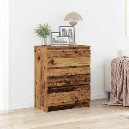 Credenza Legno Antico 60x35x76 cm in Legno Multistrato - homemem39