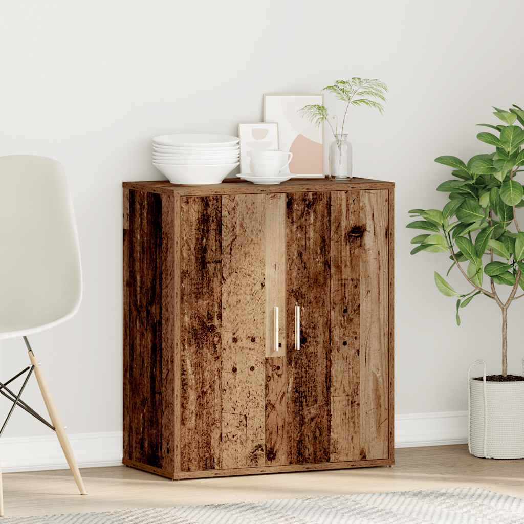 Credenza Legno Antico 60x31x70 cm in Legno Multistrato