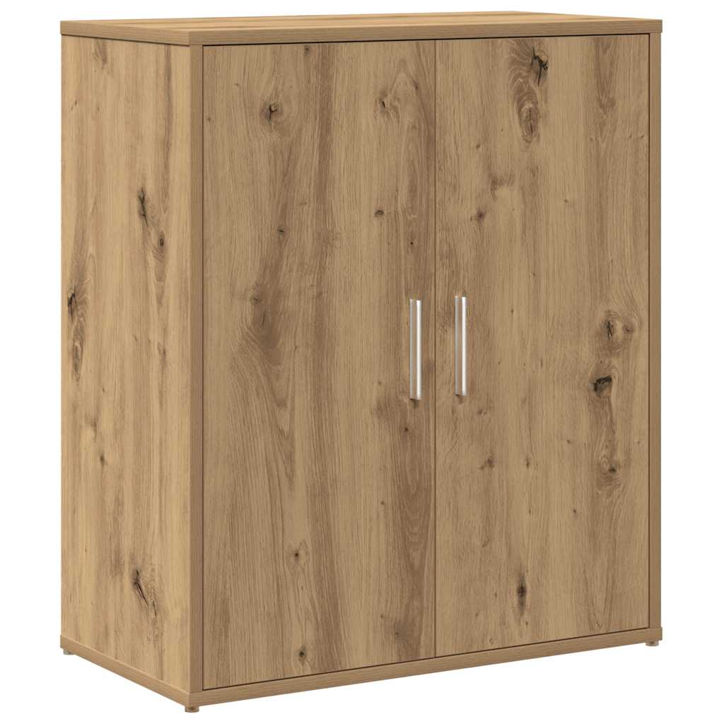 Credenza Rovere Artigianale 60x31x70 cm in Legno Multistrato