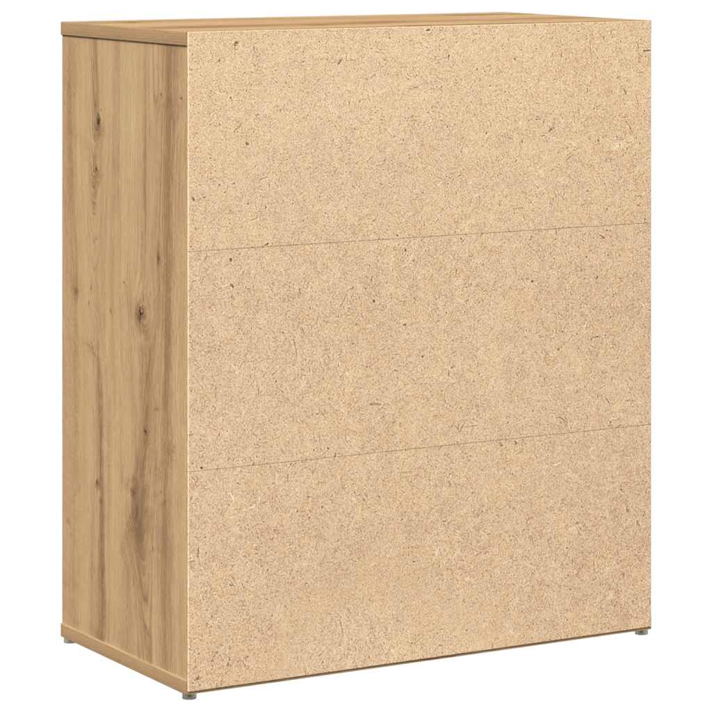 Credenza Rovere Artigianale 60x31x70 cm in Legno Multistrato - homemem39