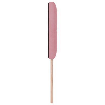 Testiera LED vidaXL Button Tufted Rosa 100 cm Velluto