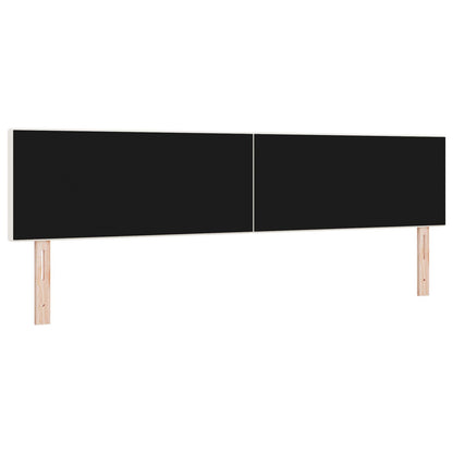 Testata LED Design Semplice VidaXL Crema 100 cm in Tessuto Corduroy