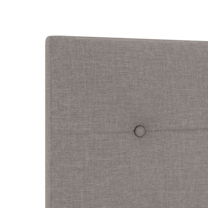 Testiera vidaXL Button Tufted Tortora 160 cm Tessuto