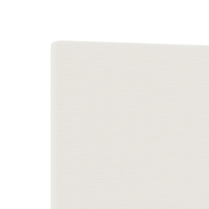 Testiera vidaXL Design Semplice Crema 80 cm in Tessuto Vellutato