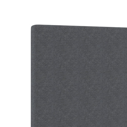testiera vidaXL design semplice grigio scuro 180 cm in tessuto corduroy