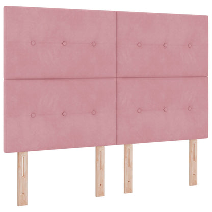 Testata LED vidaXL Rosa 72 cm Velluto