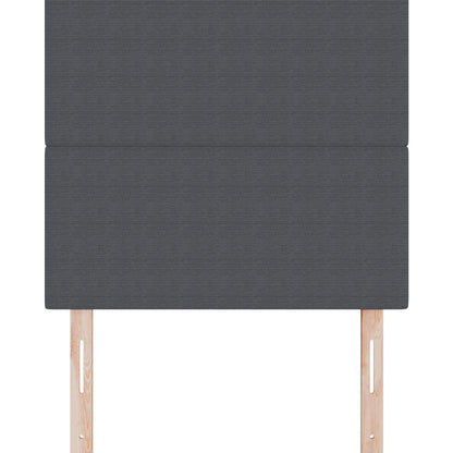 Testiera vidaXL Design Semplice Grigio Scuro 100 cm Tessuto Corduroy