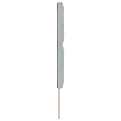 Testiera vidaXL Capitonnè Grigio Chiaro 140 cm Velluto