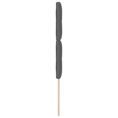Testata LED vidaXL Grigio Scuro 90 cm Tessuto
