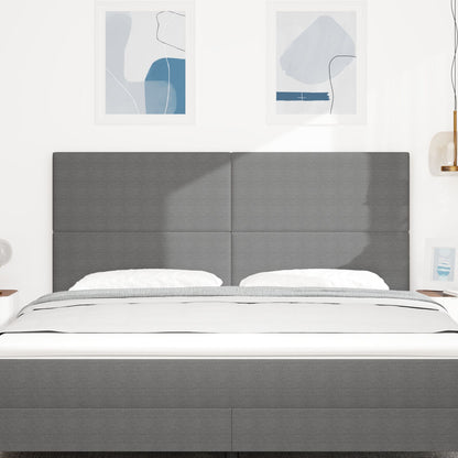 Testiera vidaXL Design Semplice Grigio Chiaro 180 cm in Tessuto Corduroy