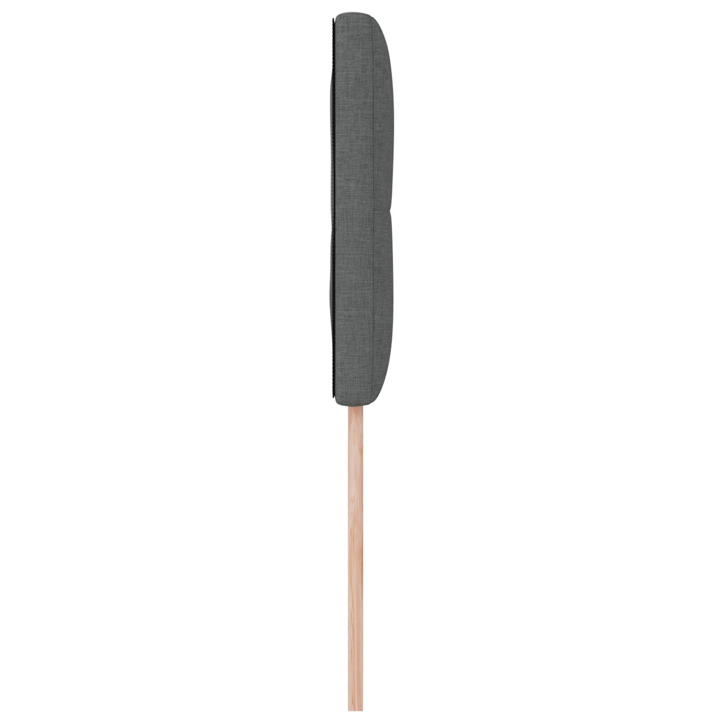 Testata LED vidaXL Con bottoni Grigia Scura 100 cm Tessuto