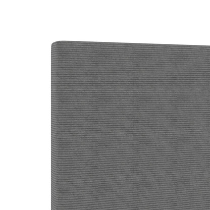 Testiera vidaXL Design Semplice Grigio Chiaro 180 cm in Tessuto Corduroy
