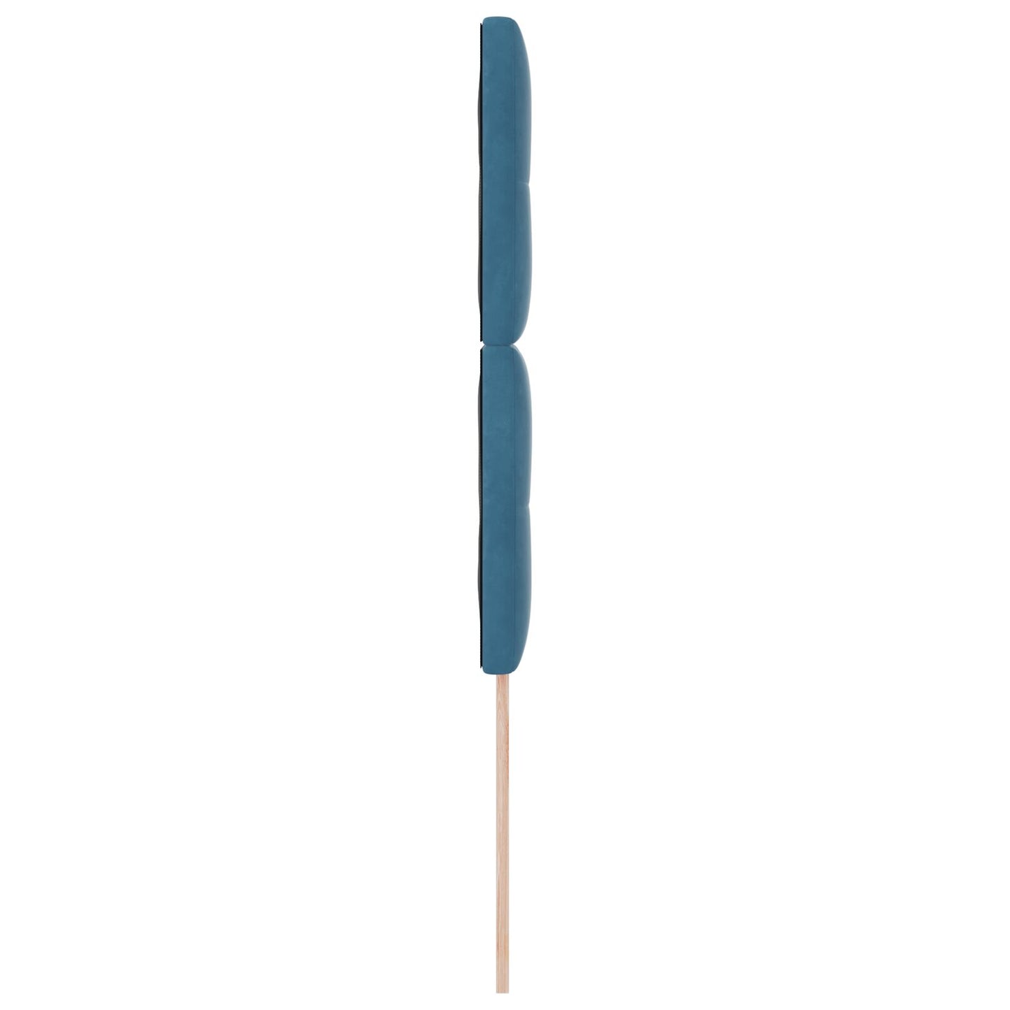 Testiera vidaXL Bottoni Imbottiti Blu Scuro 80 cm Velluto