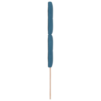 Testiera vidaXL Bottoni Imbottiti Blu Scuro 80 cm Velluto