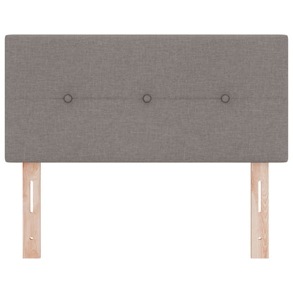 Testiera LED vidaXL con bottoni in tessuto taupe 90 cm