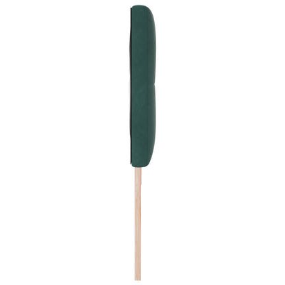 Testiera LED vidaXL Button Tufted Verde Scuro 90 cm in Velluto
