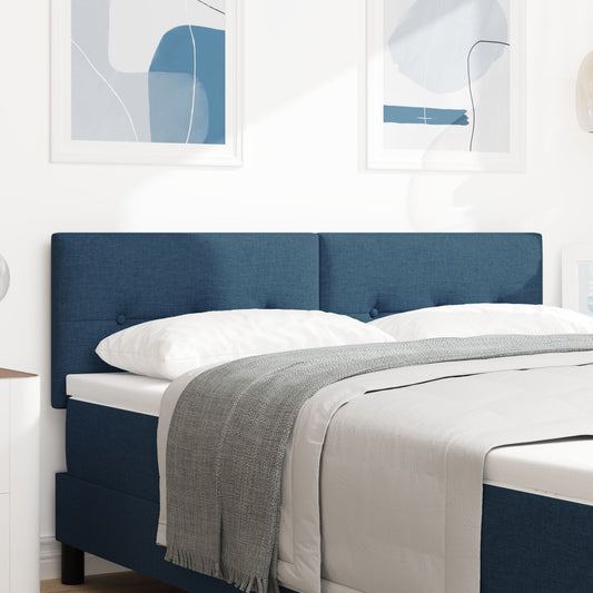 Testata LED vidaXL Blu con bottoni imbottiti 72 cm in tessuto
