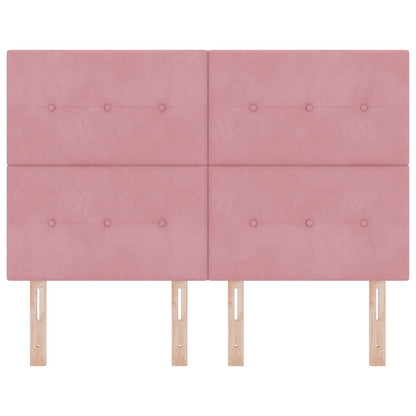 Testata LED vidaXL Rosa 72 cm Velluto