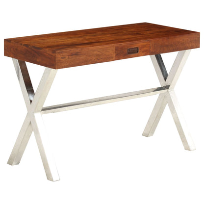Libreria in Legno Acacia con Finitura Miele 60x30x160 cm - homemem39