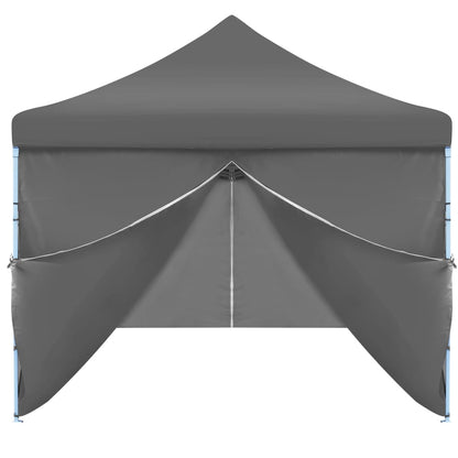 Tenda Pieghevole Pop-Up con 8 Pareti Laterali 3x9 m Antracite - homemem39