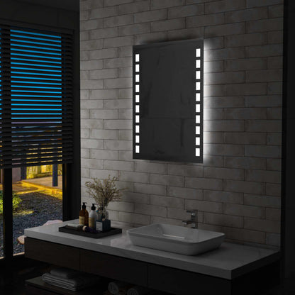 Specchio da Parete a LED per Bagno 60x80 cm - homemem39