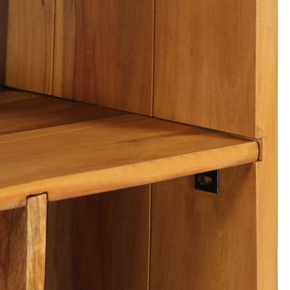 Libreria 60x35x180 cm in Legno Massello di Recupero - homemem39