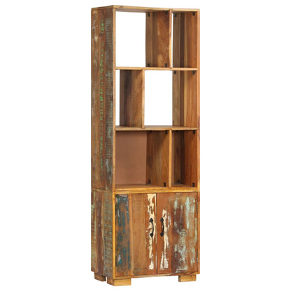 Libreria 60x35x180 cm in Legno Massello di Recupero - homemem39