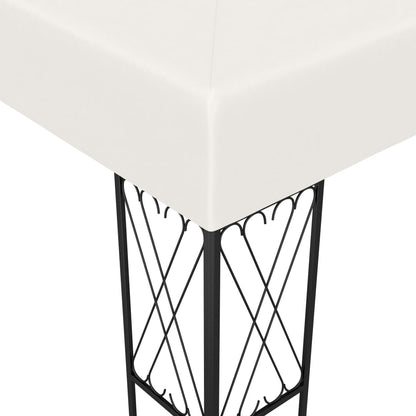 Gazebo 3x3 m Crema in Tessuto - homemem39