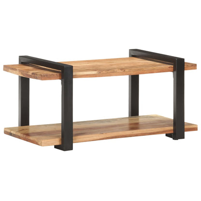 Mobile Porta TV 90x40x40 cm in Legno Massello di Acacia - homemem39