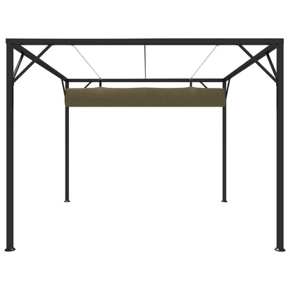 Gazebo da Giardino con Tetto Retrattile 3x3 m Talpa 180 g/m² - homemem39