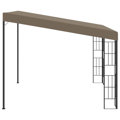 Gazebo a Parete 3x3 m Talpa in Tessuto - homemem39