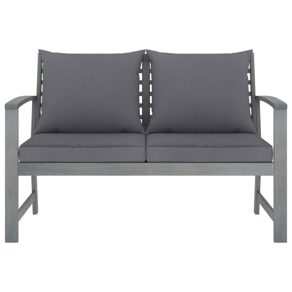 Set Divani da Giardino 4 pz con Cuscini in Massello di Acacia - homemem39