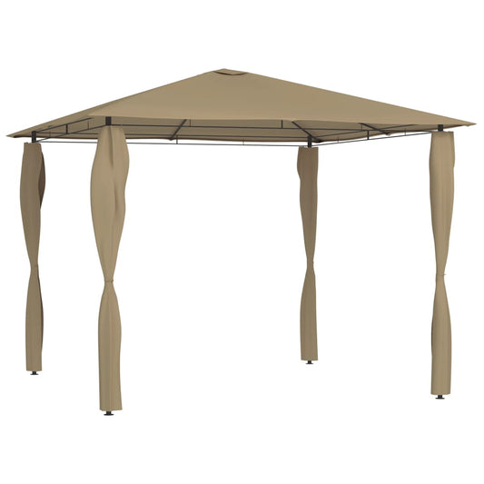 Gazebo con Montanti Rivestiti 3x3x2,6 m Talpa 160 g/m² - homemem39