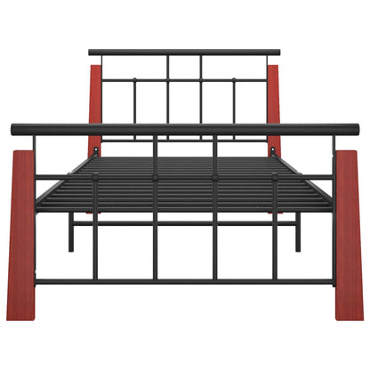 Giroletto in Metallo e Legno Massello di Rovere 100x200 cm - homemem39