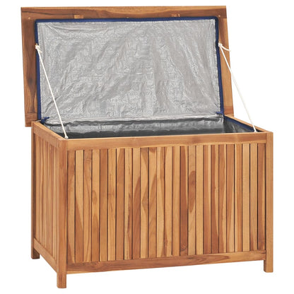 Baule da Giardino 90x50x58 cm in Legno Massello di Teak - homemem39