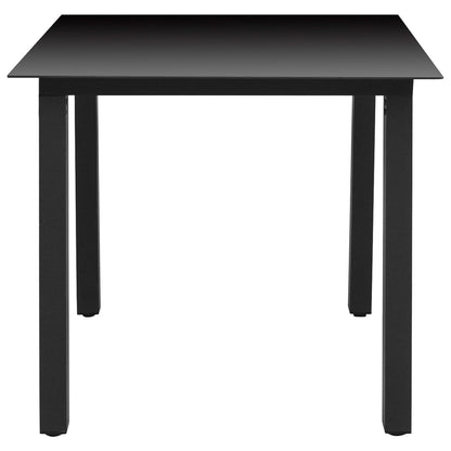 Set da Pranzo da Giardino 3 pz Nero e Marrone - homemem39