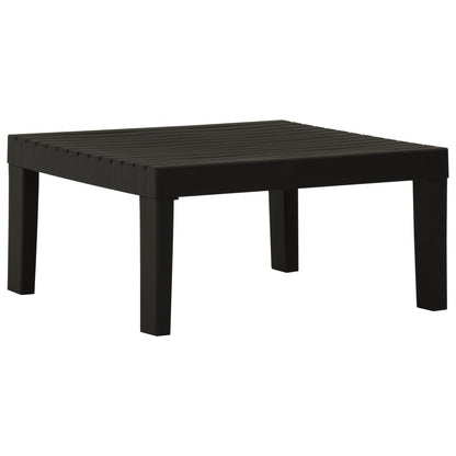 Tavolino da Salotto per Giardino in Plastica Grigio - homemem39